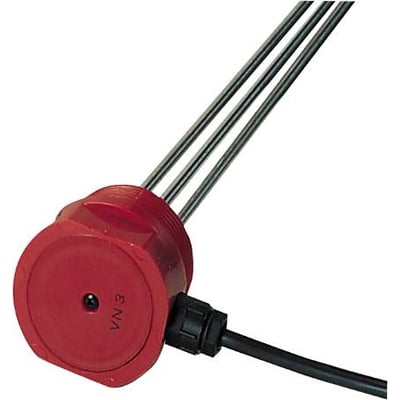 Carlo Gavazzi niveauføler VNYI 2 med 2 rustfri stålelektroder og 5m kabel, i rød nylon.