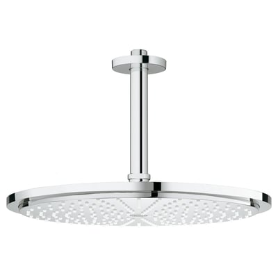 Grohe Rainshower Cosmopolitan 310 mm loftmonteret hovedbruser i krom med 142 mm brusearm og Rain stråle.