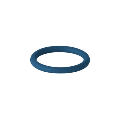 Geberit O-ring i FPM materiale i blå farve og med en diameter på 28mm.