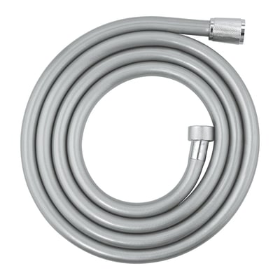 Grohe VitalioFlex Trend QuickFix bruseslange på 2000 mm i krom med krom-tilslutningsmøtrikker og AntiFold-design.