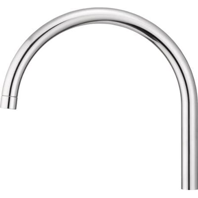 FM Mattsson svingtud 9000E C-MODEL i skinnende krom med et fremspring på 233 mm, monteringsklar.