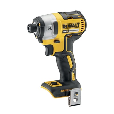 DeWalt 18V XR slagskruetrækker DCF887N-XJ i gul og sort med kulløs motor og 205 Nm moment.