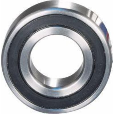 SKF 6009 2RS1/C3 sporkugleleje med 45mm indre diameter og 75mm ydre diameter, viser tætningsring.