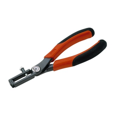 Bahco Ergo afisoleringstang 167 mm i kromvanadium med sortoxideret finish og orange/sorte greb.