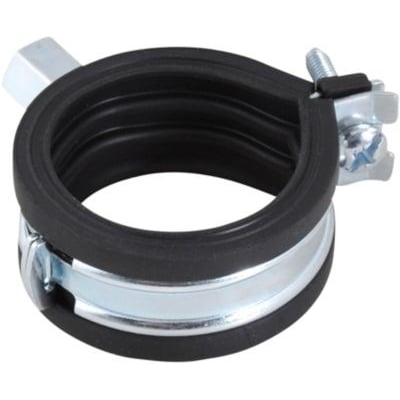 Walraven KSB1 rørbøjle med EPDM-gummi, 13-14 mm diameter, elforzinket med M8 skrue.