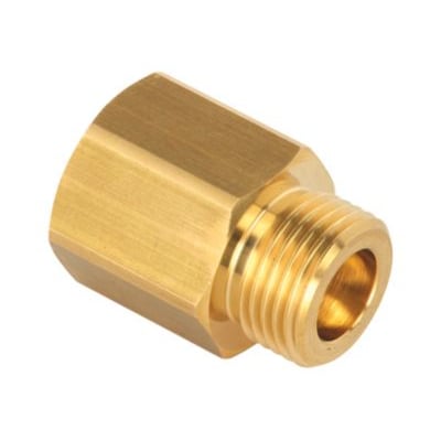 GROHE Blue CO2 adapter i messing til 425 g CO2 flasker, der passer til GROHE Blue Professional systemer.