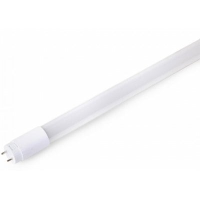 LEDlife Pro T8-PRO120 LED-rør på 1200 mm med hvitt rør og synlige stifter, 18 W og 2700 K.