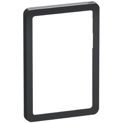 LK FUGA Slim designramme i koksgrå til 1½ modul, med en dybde på 5 mm og standard overflade.