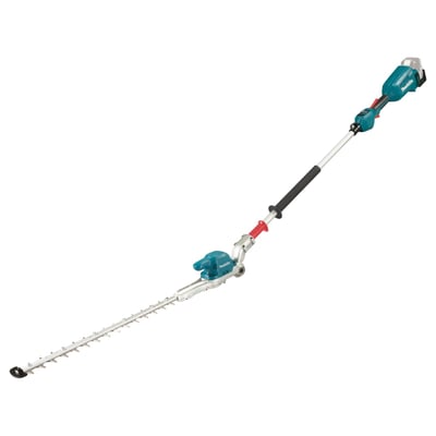 Makita 18 V stanghækkeklipper med 50 cm sværdlængde og kulfri motor, ideel til svært tilgængelige steder.