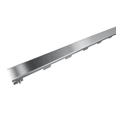 Detaljebillede af Blücher Rist Line Copenhagen 700, rustfrit stål AISI304, viser ristens kanter og monteringsdetaljer.