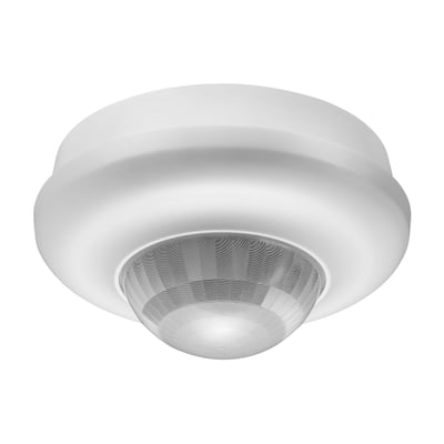 Niko DALI master tilstedeværelsessensor 41-751 til loftmontering med 360° dækning i hvid plast.