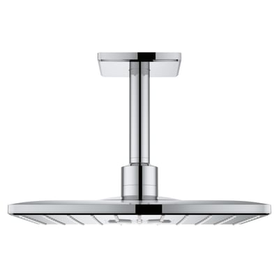 Grohe Rainshower SmartCube hovedbruser med 310 mm firkantet brusehoved og 142 mm loftmonteret arm i krom.