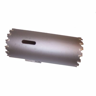 Baier løst rør til COREBIT bor, model DRCR80, med en diameter på 80 mm og savtakket kant på hvid baggrund.