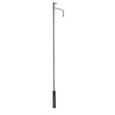 Frostline Eqi 4275 arbejdsvandpost i rustfrit stål med en tappehøjde på 750 mm og en standerhøjde på 950 mm.
