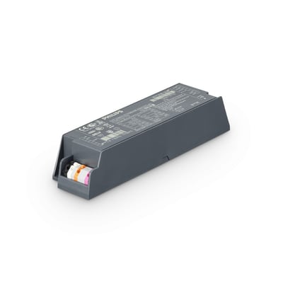 Philips Xitanium LED driver, model Xi FP 40W 0.2-0.7A SNLDAE 230V S175 sXt, grå, med tydelig mærkning.