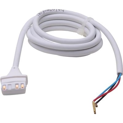 Danfoss kabel til ABNM A5, 1 meter, hvid og halogenfri, med 0-10V signal og frie ledningsender.