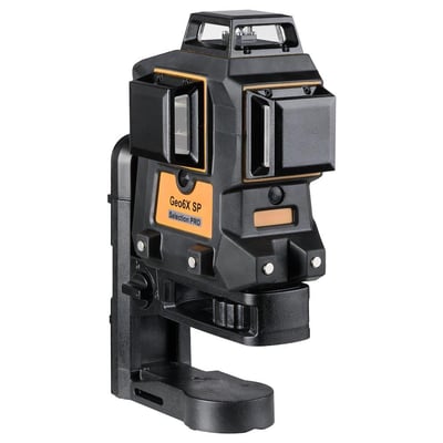 geo-Fennel Geo6X SP Selection PRO grøn linjelaser med 3x360° laserlinjer, vist på hvid baggrund.