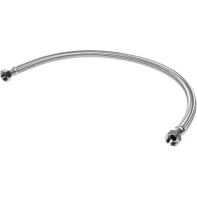 Aqua Danmark tilkoblingsslange til bløtgjøringsanlegg, 1″ og 1000 mm, buet med tilkoblinger i begge ender.