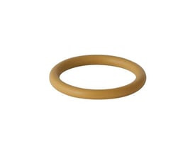 Geberit Mapress HNBR-gasspakning på 15 mm, vist som en brun, rund O-ring.