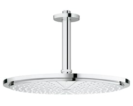 Grohe Rainshower Cosmopolitan 310 mm loftmonteret hovedbruser i krom med 142 mm brusearm og Rain stråle.