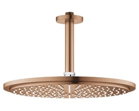 Grohe Rainshower Cosmopolitan 310 mm hovedbruser i børstet Warm Sunset finish med loftmontering.