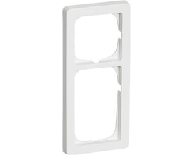 LK FUGA Baseline 63 ramme i hvid, 2½ modul høj og 1 modul bred, med plads til to indsatser.