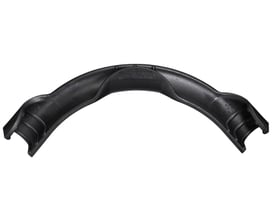 Roth bukkefix i sort plast til 20 mm gulvvarmerør, der sikrer korrekt bukning og beskyttelse af PEX-rør.