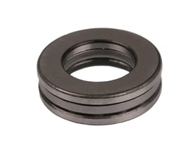 SKF 51202 trykleje med 15 mm indvendig diameter og 32 mm udvendig diameter, vist på hvid baggrund.