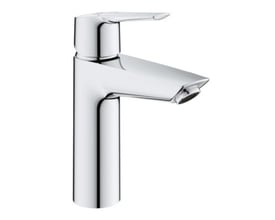 Grohe Start 2021 M-size håndvaskarmatur i krom med elegant, minimalistisk design og enkelt greb.
