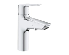 GROHE Start etgrebsbatteri i krom med 122 mm tud og ethulsmontage. Armaturet har et enkelt, glat design og en lysende kromfinish.