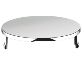 Grohe dækkappe med 36,6 mm diameter og poleret krom finish, der giver et rent og moderne udseende.