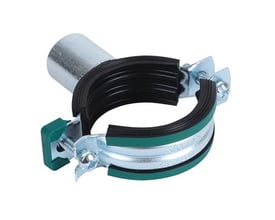 Walraven KSB2 Triplo rørbøjle, elforzinket, til 15-19 mm rør med M8/10/½" gevind og støjreducerende EPDM-gummi.