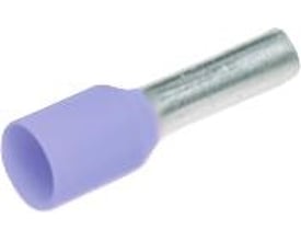 Elpress isoleret terminalrør til 0,25 mm² ledning, 8,0 mm kontaktflade, violet (TE farvekode).