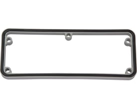 Nærbillede af Fibox mellemflange MB10391-PM, der viser dens rektangulære form og integrerede tætningsprofil.