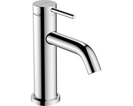 Hansgrohe Tecturis S 80 håndvaskarmatur i blank krom med en ComfortZone på 80mm og et elegant vingegreb.