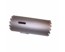 Baier løst rør til COREBIT bor, model DRCR80, med en diameter på 80 mm og savtakket kant på hvid baggrund.