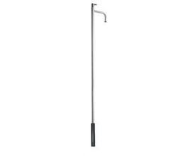 Frostline Eqi 4275 arbejdsvandpost i rustfrit stål med en tappehøjde på 750 mm og en standerhøjde på 950 mm.