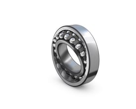 SKF 2311 K/C3 dobbeltradet sfærisk kugleleje med dimensionerne 55x120x43 mm, vist på hvid baggrund.