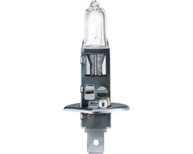 En Osram Original LINE H1 halogenpære med 24V og 70W vist på en hvid baggrund.