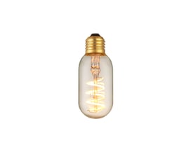 Halo Design COLORS ORIGINAL LED pære med E27 fatning, klar glas og snoet filament, 2W.