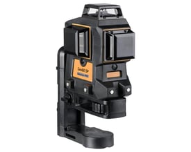 geo-Fennel Geo6X SP Selection PRO grøn linjelaser med 3x360° laserlinjer, vist på hvid baggrund.