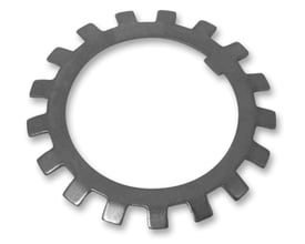 SKF MB 18 låsering med 90mm indvendig diameter og 126mm udvendig diameter i metal.