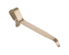 Geberit fjeder til betjeningsplade i messingfarvet metal, passer til cisterne UP320 og frontbetjente plader.