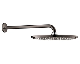 Grohe Rainshower Cosmopolitan hovedbruser i poleret hard graphite med 310 mm brusehoved og 380 mm brusearm.