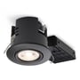 Uni Install G2 downlight, ekskl. lyskilde, GU10 (230V), rund, svart (matt) – Nordtronic