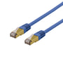 DELTACO S/FTP Cat6a patch kabel, LSZH, 3 meter, blå