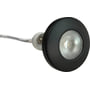 Nordtronic Viola Mini, lille LED-spot til indbygning, 2W / 30° / 2700K / dæmpbar - svart (matt)