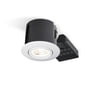 Nordtronic Quick Spot downlight 230V LED (rund) med Inkl. LED-pære (Nordtronic Long Life / CRI>90 FlickerFree / 5W / 360lm / 38° / 3000K / G / dimbar