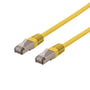 DELTACO U/STP Cat6a patchkabel, LSZH, 0,3 meter, gul