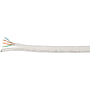 Cat 5e U/UTP dobbel nettverkskabel PVC, GIGA-LAN, hvit ytre hætte, 500 meter (på kabeltrommel) – Lan-Com